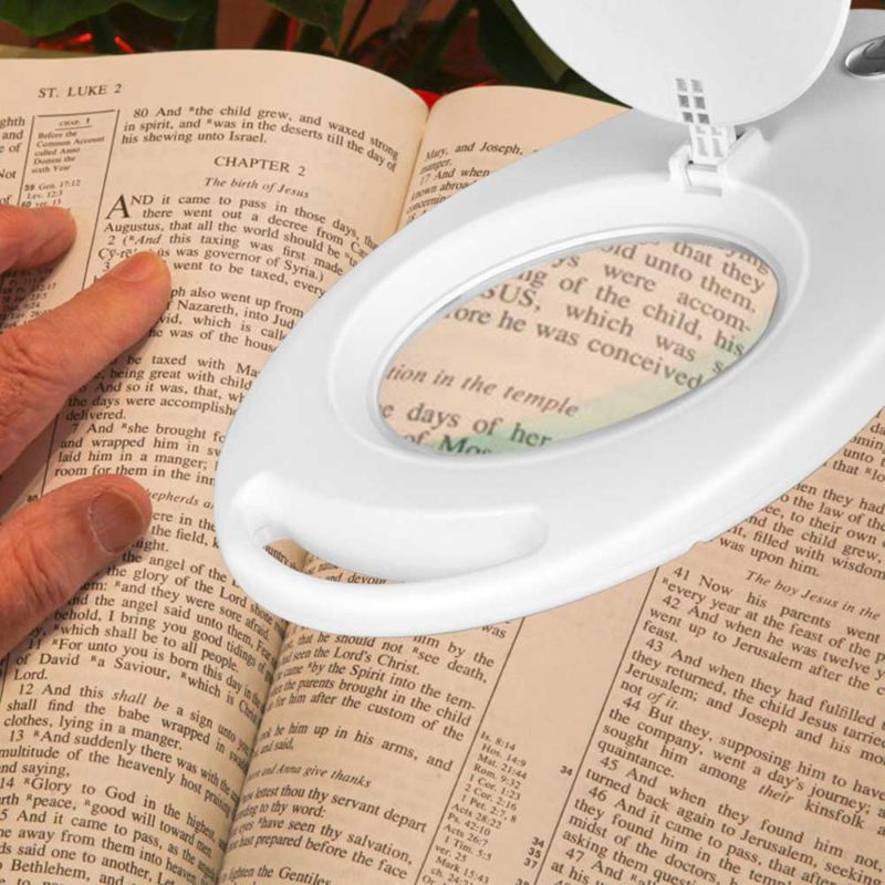 clarity magnifying blue light blocking clamp desk lamp